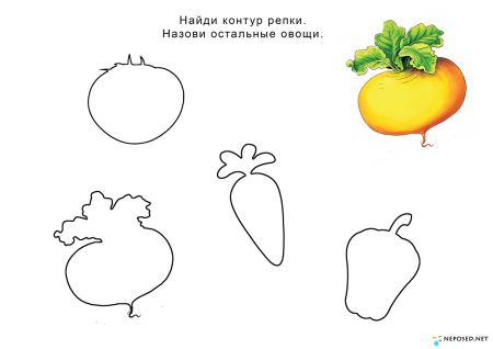 Раскраски сказочных героев Репка