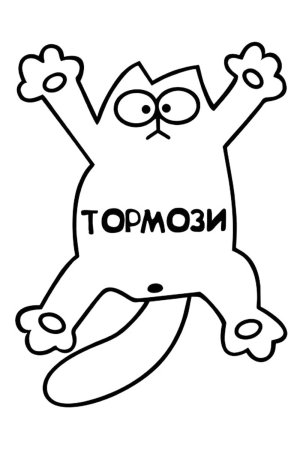 Кот Саймон Тормози