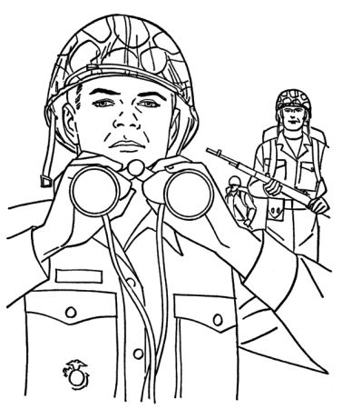 Солдатик трафарет
