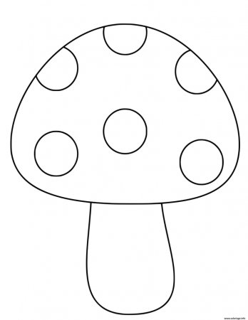 Мухомор раскраска для детей