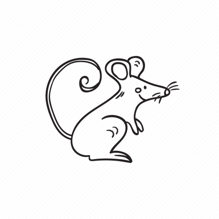 Металлическая крыса трафарет