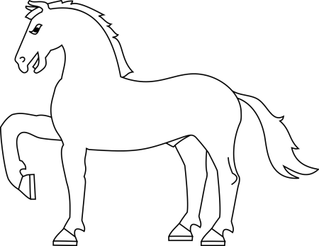 Лошадка рисунок