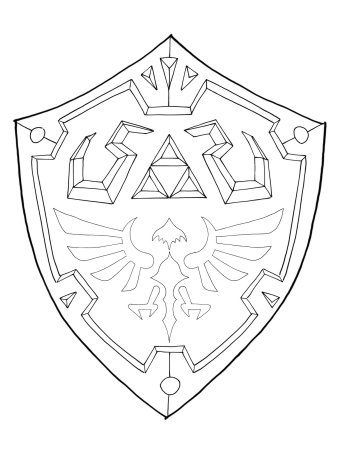 Щит зарисовка
