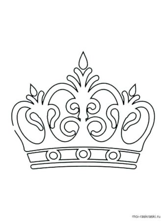 Корона принцессы сбоку