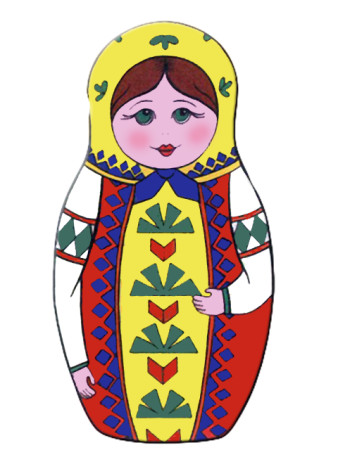 Матрешки в национальной одежде