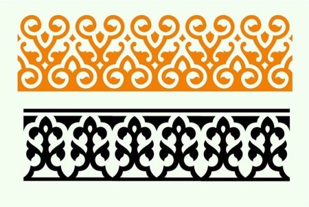 Башкирский ленточный орнамент