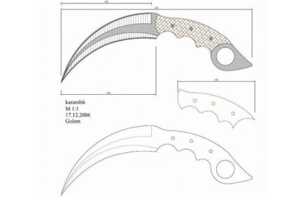 Скорпион нож из стандофф 2 раскраска