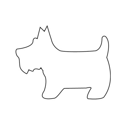 Щенок. Раскраска