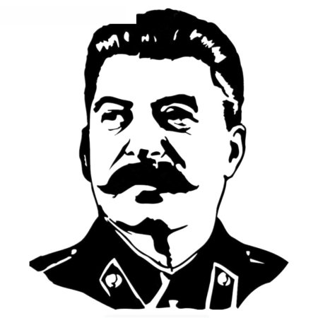 Иосиф Сталин силуэт
