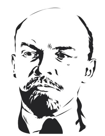 Звезда серп и молот трафарет