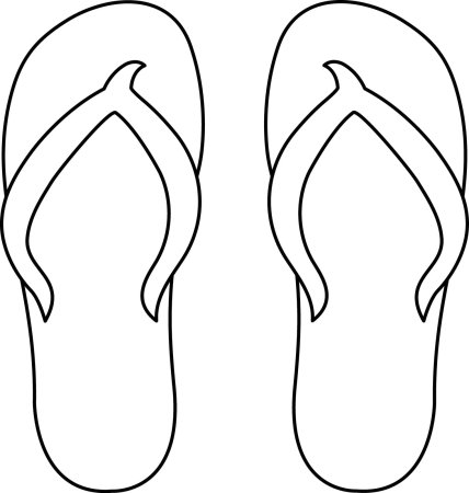 Обувь трафареты для детей