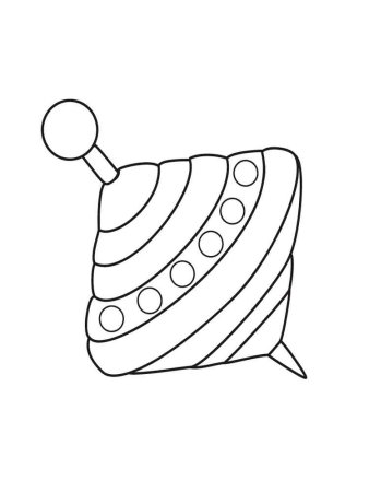 Юла трафарет