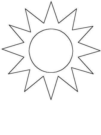 Солнце рисунок