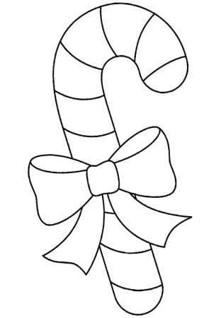 Новогодний леденец раскраска