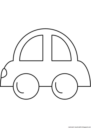 Машинки для раскрашивания для детей 3-4 лет