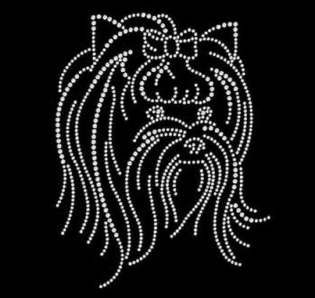 Точечный трафарет для страз