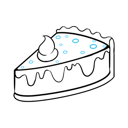 Раскраска торт