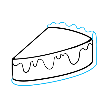 Пирог раскраска