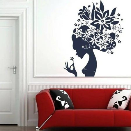 Трафареты рисунков на стену