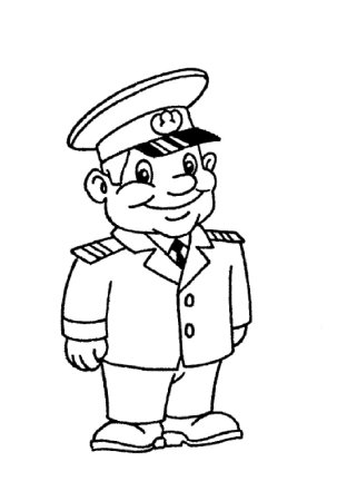 Раскраска милиция