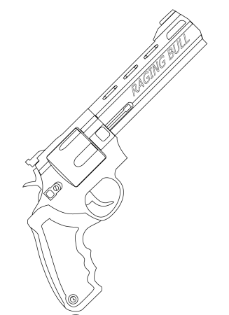 Beretta 92 силуэт