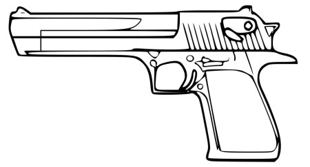 Desert Eagle чертеж