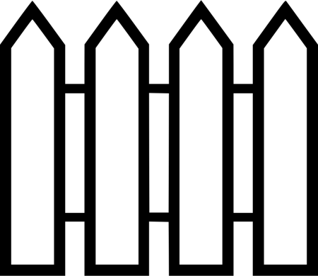 Пиктограмма забор