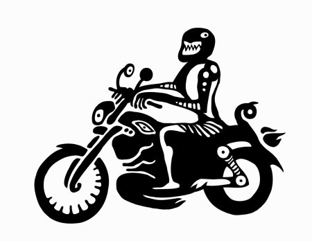 Картинки трафареты мотоциклов (50 фото)
