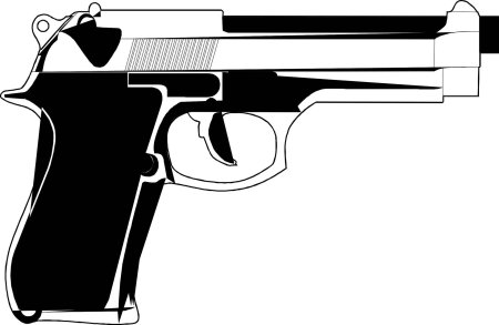 Чертёж пистолета Desert Eagle
