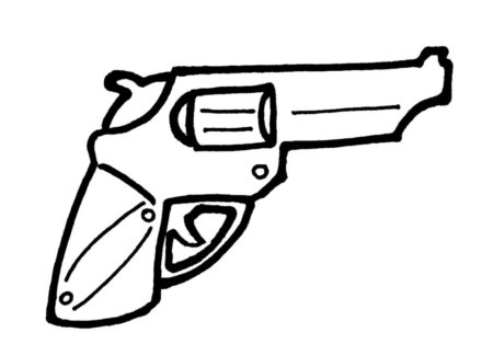 Чертёж пистолета Desert Eagle