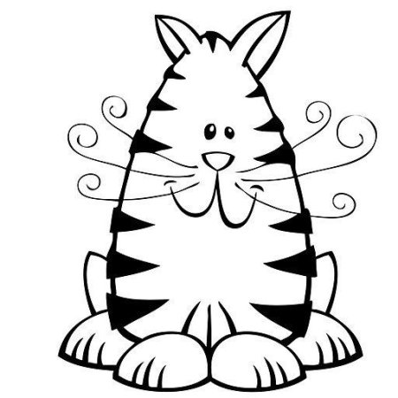Коты шаблоны для рисования