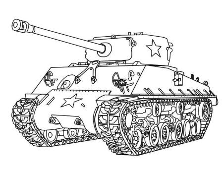 Раскраска танки World of Tanks т44