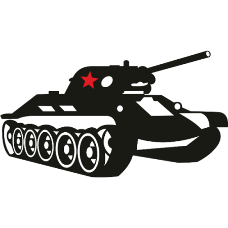 Наклейка т34 на танк РТП