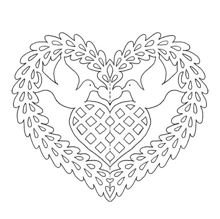 Раскраска любовь