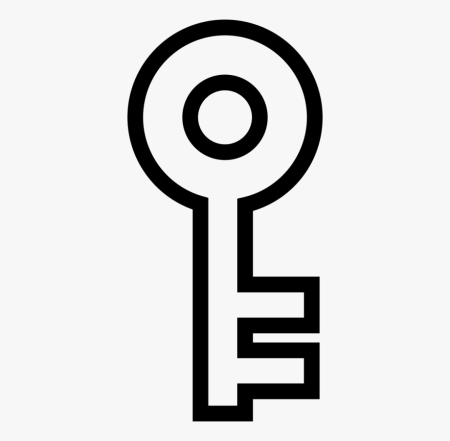 Трафарет ключа для вырезания