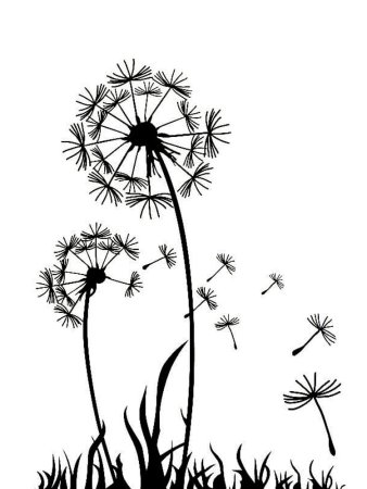 Стилизованный одуванчик