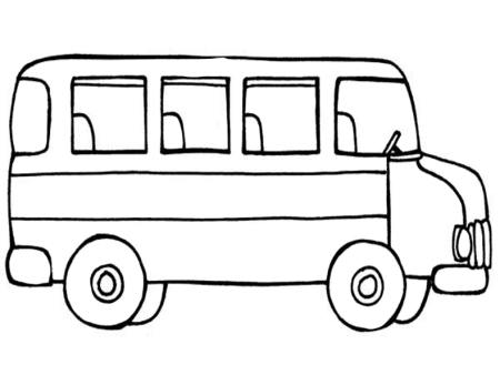 Раскраска автобус