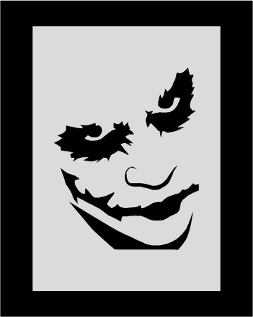 Joker трафарет