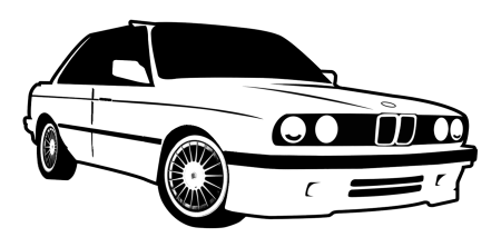 БМВ е34 вектор