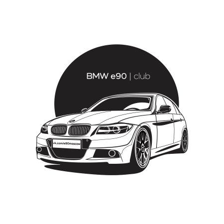 BMW векторный рисунок