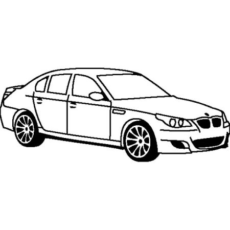 Раскраска BMW m5 f90