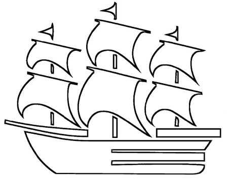 Парусник рисунок