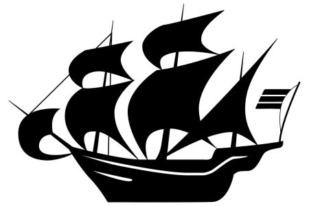 Парусник рисунок