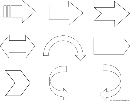 Трафарет стрелки