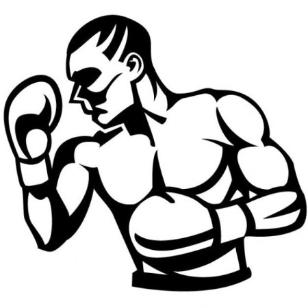 Трафареты спортсменов для вырезания