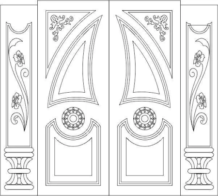 Двери DXF