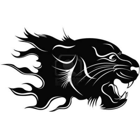 Трафарет для выжигания волк