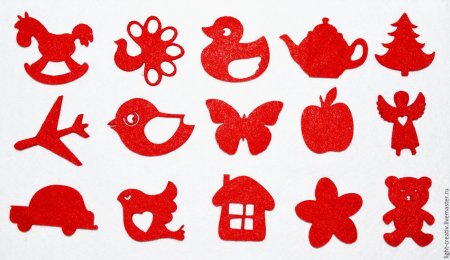 Вырубки из фетра