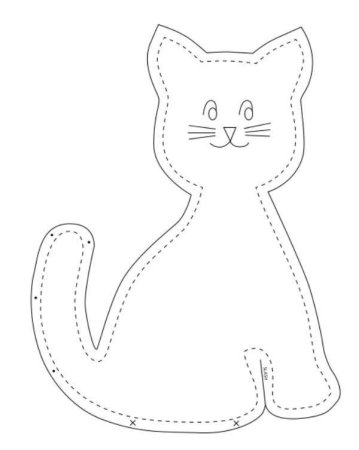 Трафареты для шитья игрушек