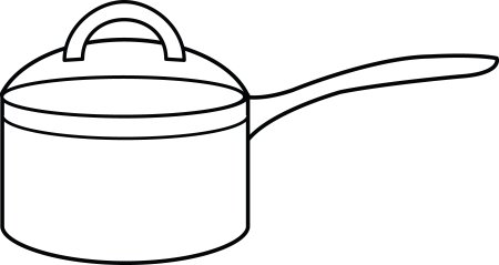 Аппликация кастрюля